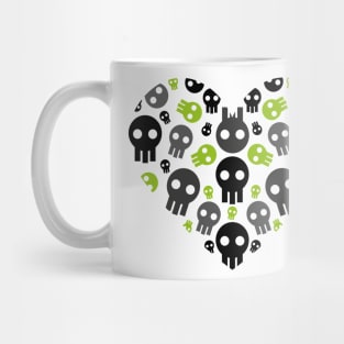 Toxic skull design Mug